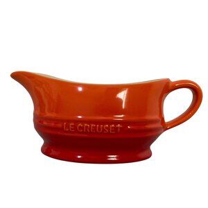 Le Creuset Stoneware Orange Gravy Boat